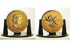 $1 Million Gold Canadian Maple Leaf Coin