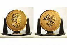 $1 Million Gold Canadian Maple Leaf Coin