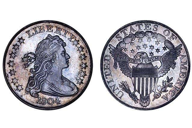 1804 Bust Silver Dollar Coin