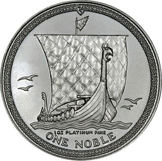 Isle of Man Platinum Noble Coins